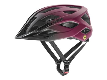 Přilba Uvex I-VO 2 MIPS CRANBERRY - BLACK MATT (S4106610400) 2026 (Velikost 52-57 cm)