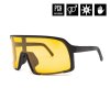 Brýle Horsefeathers Magnum Photochromic matt black/yellow
