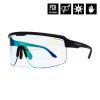 Brýle Horsefeathers Scorpio Photochromic matt black/mirror green