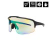 Brýle Horsefeathers Recoil Photochromic matt black/mirror green
