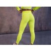 Legíny Crussis dámské NEON YELLOW (Velikost XS)