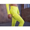 Legíny Crussis dámské NEON YELLOW (Velikost XS)