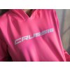 Mikina Crussis dámská krátká NEON PINK (Velikost XS)