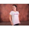 Tričko Crussis WHITE PINK (Velikost XS)