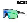 Brýle Horsefeathers Neutron (matt black/mirror green)