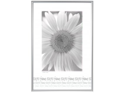 ram plast stribrny 50x70