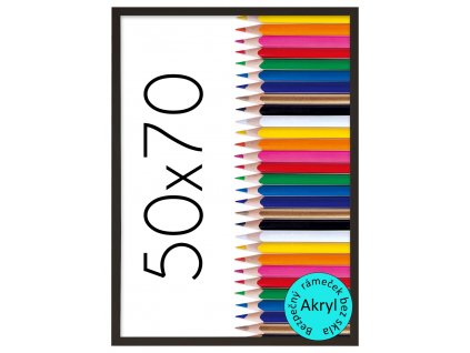 Fotorámeček Tosca 50x70 černý