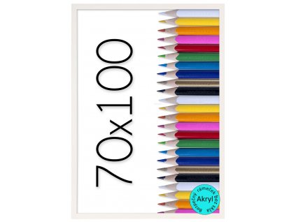 Fotorámeček Tosca 70x100 bílý