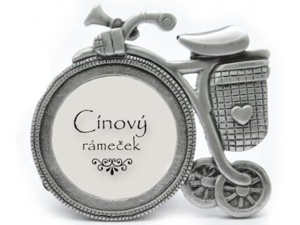 Cínový rámeček kolo