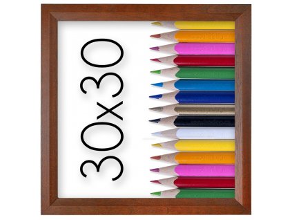 ramecek nabucco hnedy 30x30