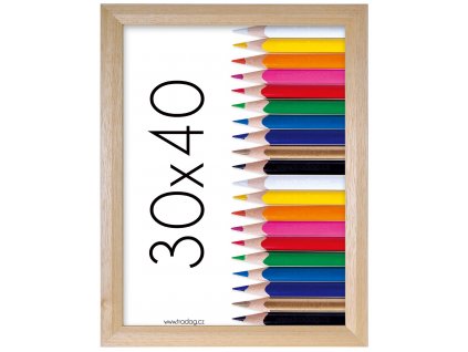 ramecek nabucco natur 30x40