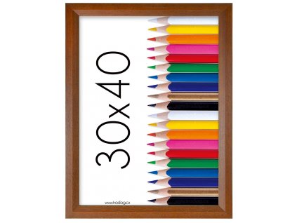 ramecek nabucco hnedy 30x40