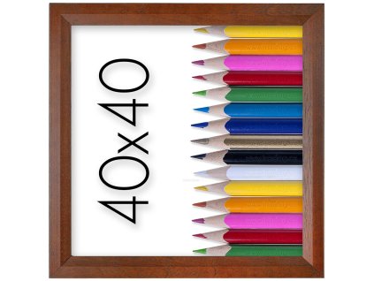 ramecek nabucco hnedy 40x40