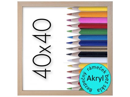 Rámeček Tosca natur 40x40 cm