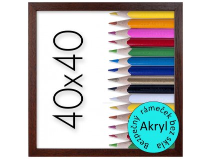 Rámeček Tosca tmavý 40x40 cm