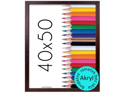 ramecek tosca tmavy 40x50