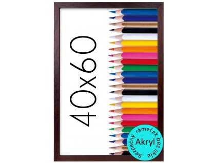 ramecek tosca tmavy 40x60