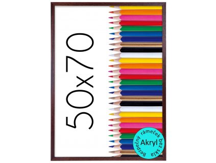 ramecek tosca tmavy 50x70