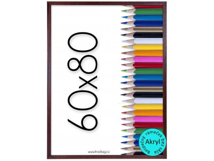 ramecek tosca tmavy 60x80