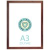 Rámeček natura hnědý A3 plexi