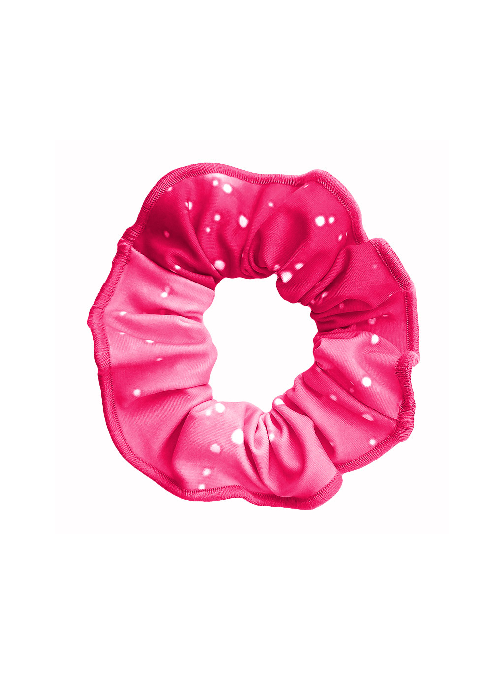 Gumička do vlasů - scrunchie - t207 růžová