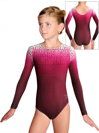 Gymnastický dres D37d t150 růžová