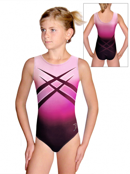 Gymnastický dres D37r t173 růžová