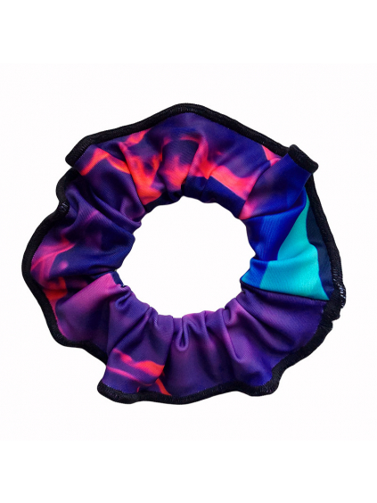 Gumička do vlasů - scrunchie - t196 barevná