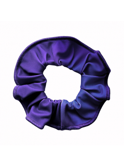 Gumička do vlasů - scrunchie - t236 modrofialová