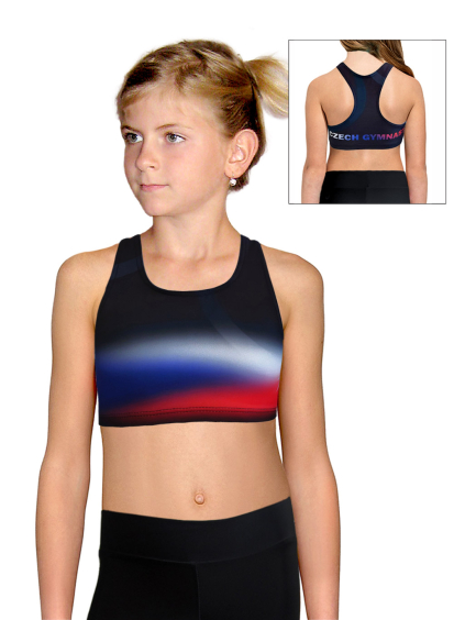 Funkční sportovní podprsenka - top D346 t240 CZECH GYMNAST