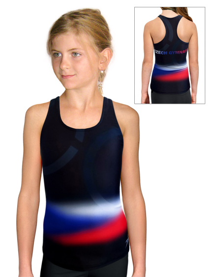 Funkční sportovní tílko D345 t240 CZECH GYMNAST