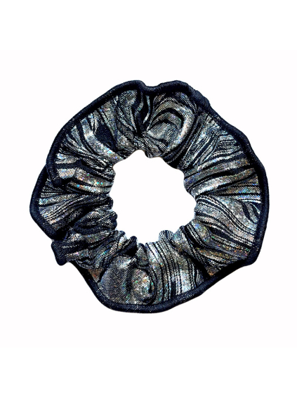 Gumička do vlasů - scrunchie - v522 s leskem
