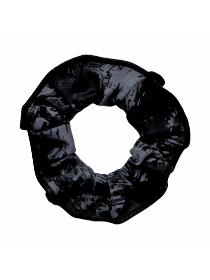 Gumička do vlasů - scrunchie - v541 s šedou