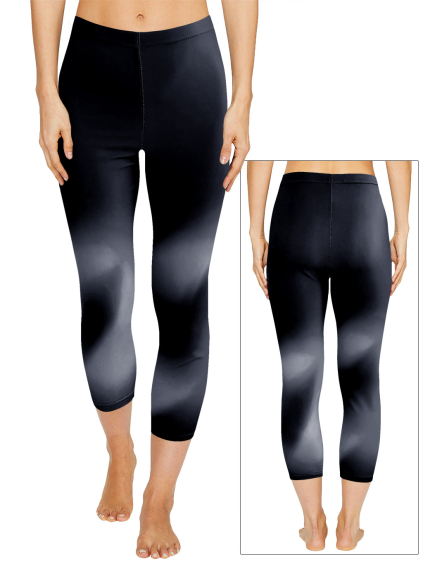 Funkční sportovní 3/4 legíny D36pk t256cs černošedá