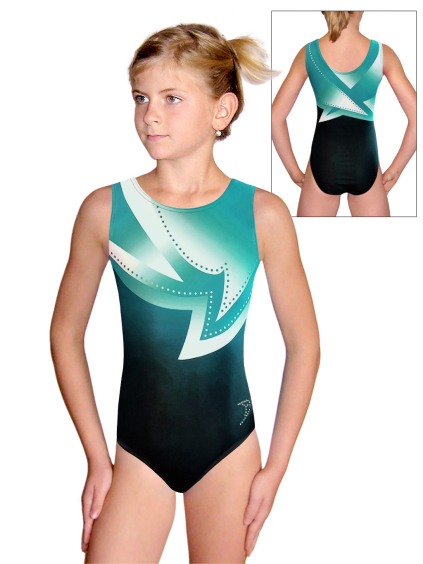Gymnastický dres D37r t261 mentolová