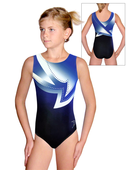 Gymnastický dres D37r t261 modrá