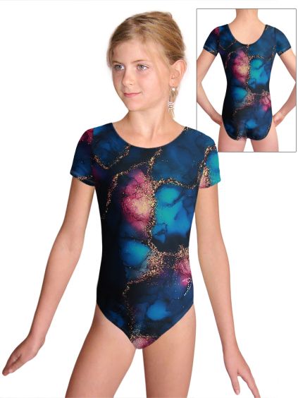 Gymnastický dres  D37kk v563 barevná