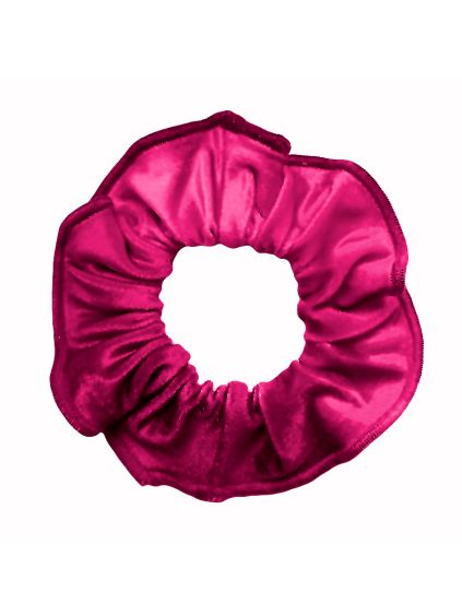 Gumička do vlasů - scrunchie - t244 růžová