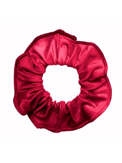 Gumička do vlasů - scrunchie - t244 červená