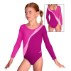 Gymnastický dres B37d-4 fialovo-růžová