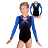 Gymnastický dres závodní D37d-66 t122 černomodrá