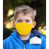Bavlněná rouška DVOUVRSTVÁ S KAPSOU žlutá  + 1ks filtru - pro děti (cca 3-12 let)