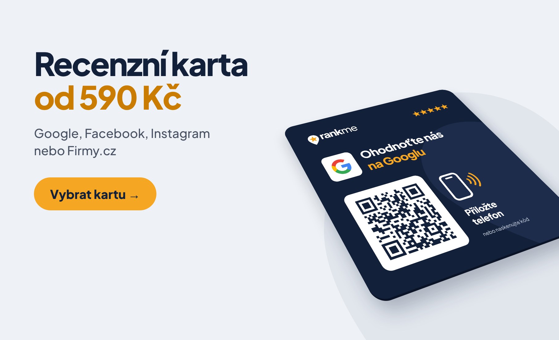 Recenzní karta RankMe od 590 Kč