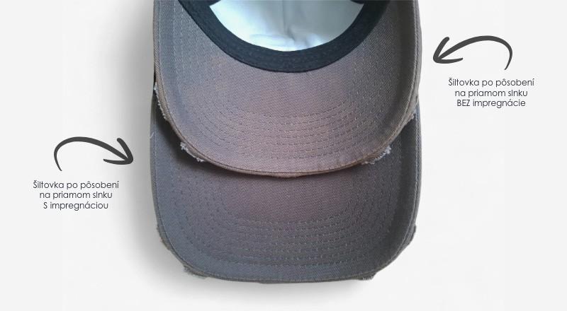 Vyblednutá šiltovka? Trucker šiltovka a detská šiltovka RANNERSTIE príde už neimpregnovaná. Viac ochrany a dlhšia stálosť farieb.