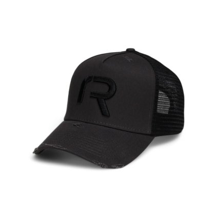 Trucker šiltovka RANNERSTIE Ripped R - tmavá sivá/čierna