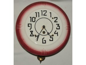 porcelánové hodiny s kyvadlem - kuchyňky