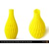 CPE HG100 Flash Yellow Metallic Trilab Spiral Vase Wave decor 1