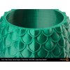 CPE HG100 Jungle Green Metallic Trilab Dragon scale test vase 4