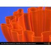 CPE HG100 Neon Orange Transparent Trilab Wavy Cups Collection 5