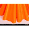 CPE HG100 Neon Orange Transparent Trilab Wavy Cups Collection 1